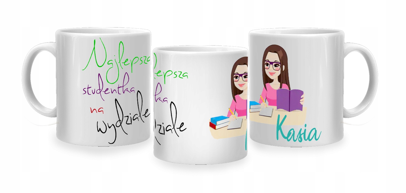 Kubek - Najlepsza Studentka na wydziale + dowolne imię