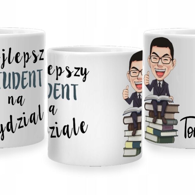 Kubek - Najlepszy Student na Wydziale + dowolne imię