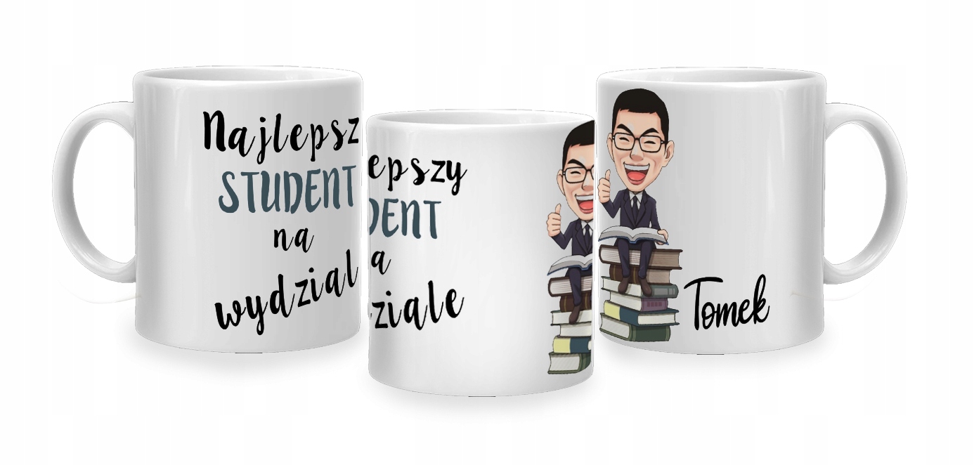 Kubek - Najlepszy Student na Wydziale + dowolne imię