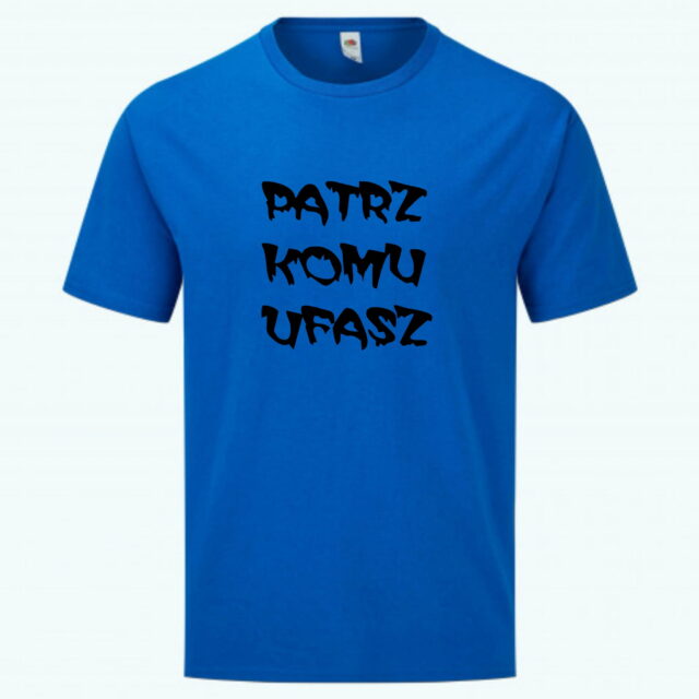 Koszulka męska - Patrz komu ufasz