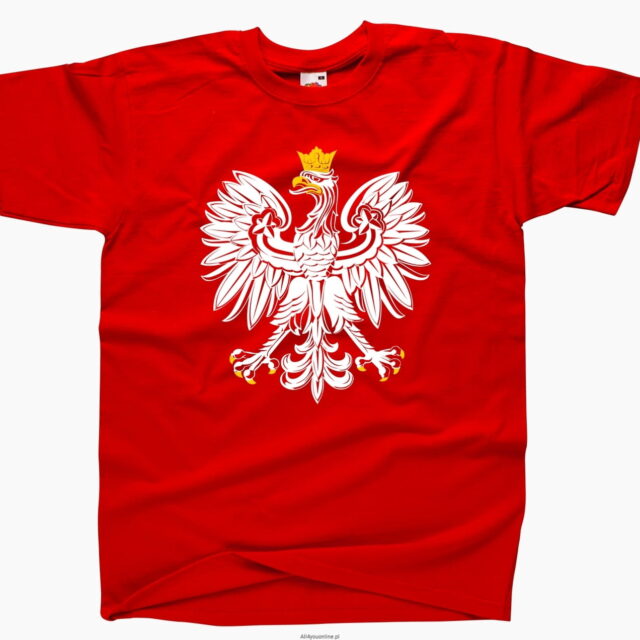 Koszulka dziewczęca - Polska, dla małej Kibicki