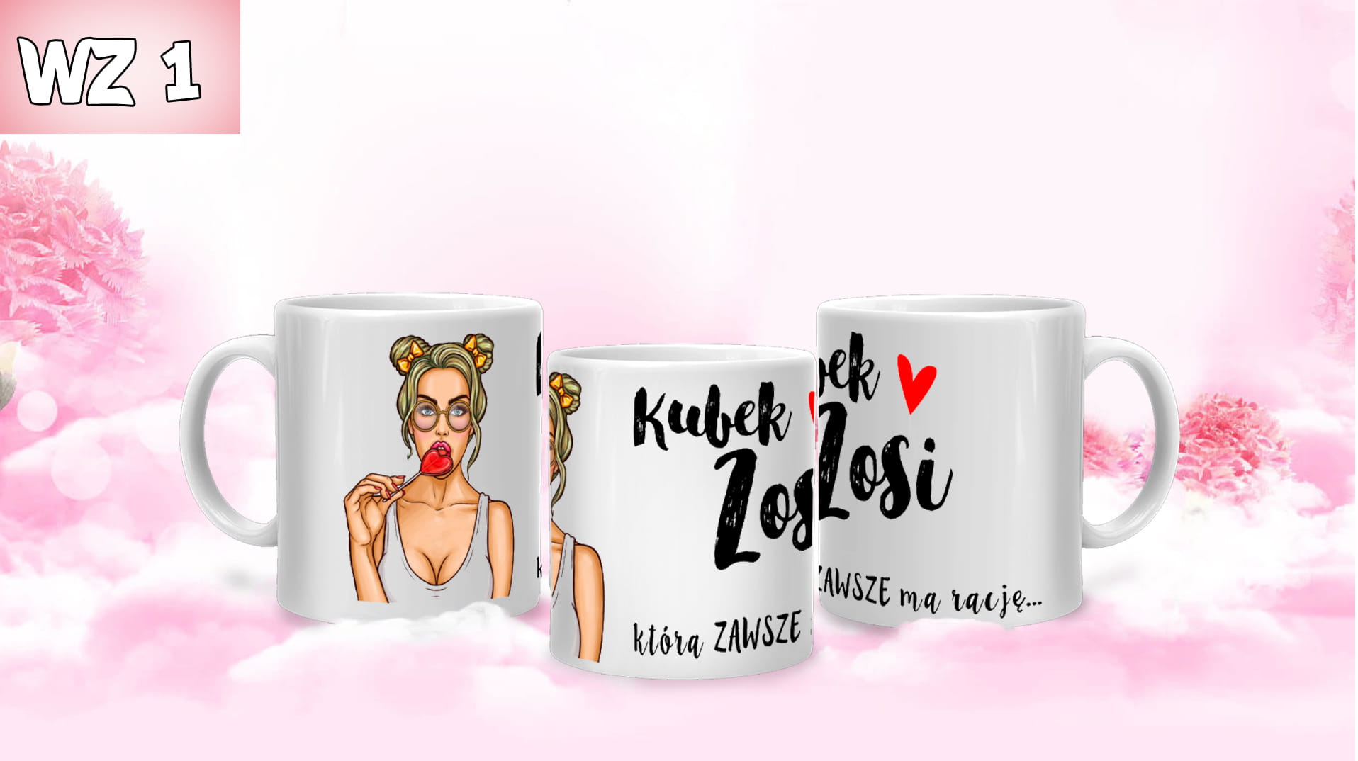 Kubki na Walentynki - różne wzory - obrazek 13