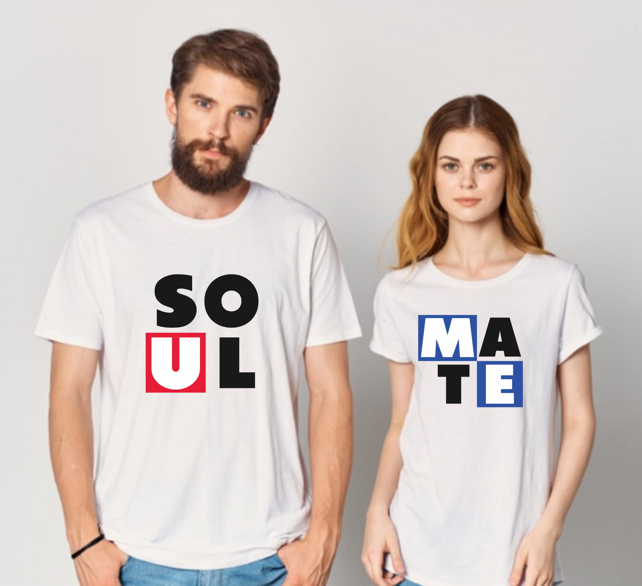 Zestaw koszulek dla Par - Soul Mate