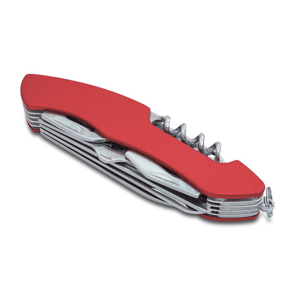 Zestaw: Multitool + Latarka - czerwony - obrazek 3