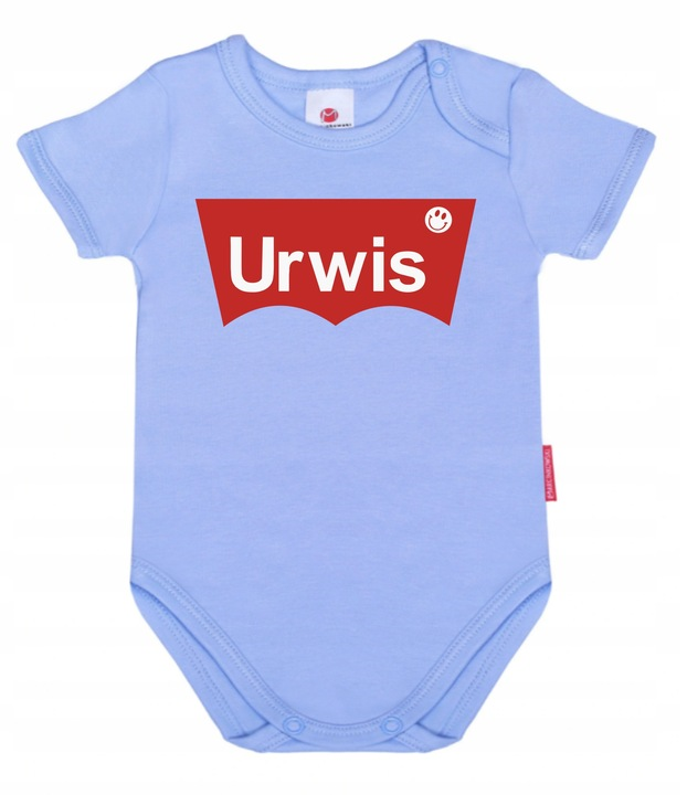 Body Urwis - niebieskie - różne rozmiary 56-92 cm