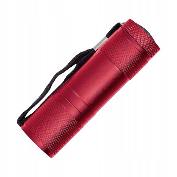 Zestaw narzędzi w pudełku Multitool + latarka - czerwony - obrazek 7