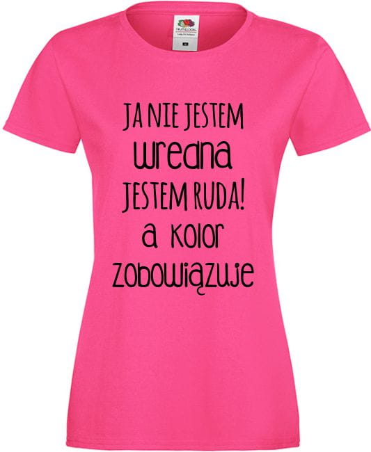 Koszulka damska - Nie jestem wredna.. - obrazek 4