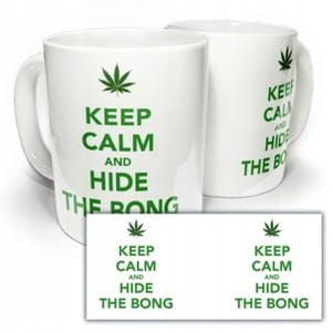 Kubek - Keep Calm and Hide The Bong + kartonik