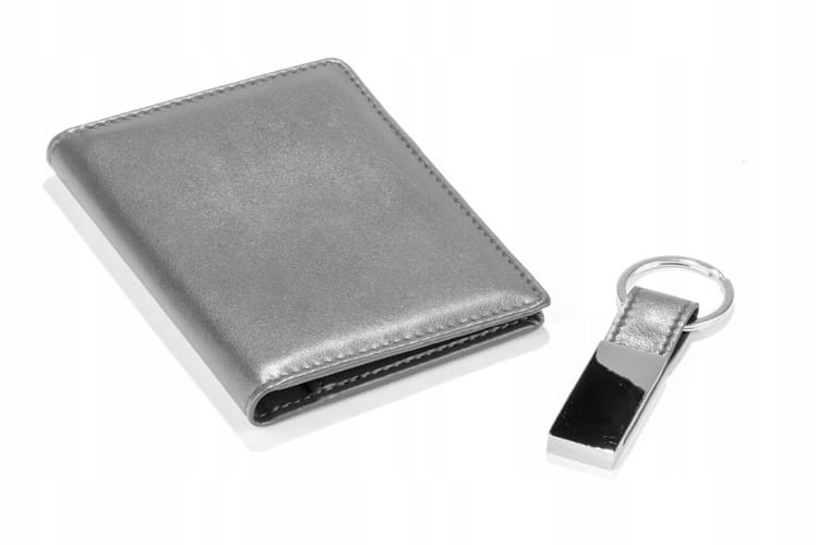 Zestaw upominkowy elegancki - Brelok + Etui na dokumenty - obrazek 5