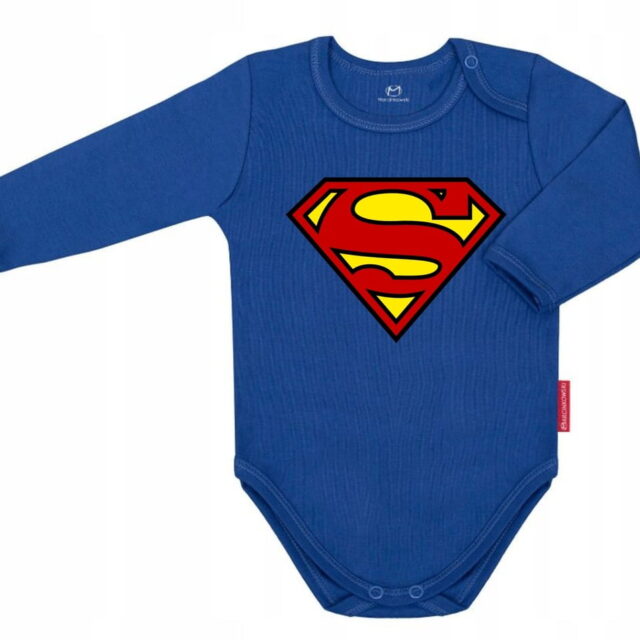 Body - Superman - 86 cm - długi rękaw