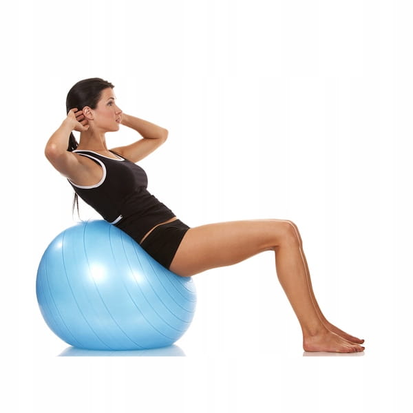 Piłka rekreacyjna do ćwiczeń Fitness + Pompka - Ostatnia sztuka! - obrazek 2