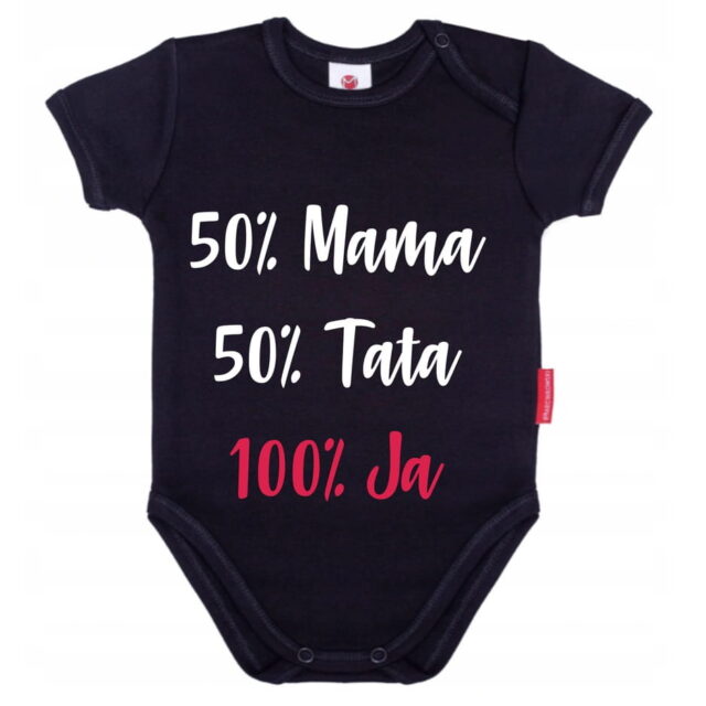 Body niemowlęce 50% mamy 50% taty KOLORY 74cm