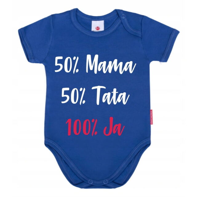 Body niemowlęce 50% mamy 50% taty KOLORY 80cm