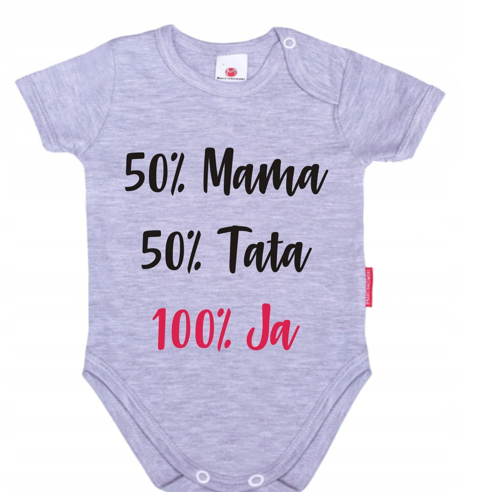 Body niemowlęce 50% mamy 50% taty KOLORY 80cm - obrazek 10