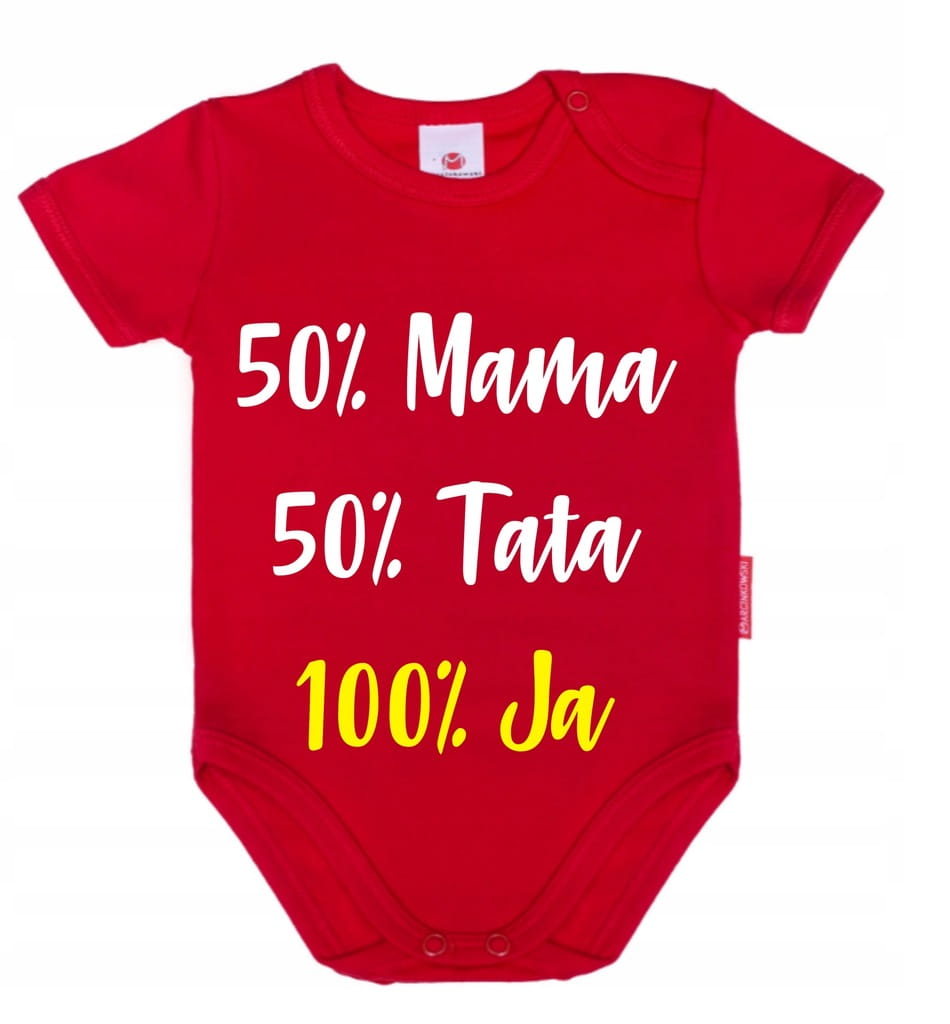 Body niemowlęce 50% mamy 50% taty KOLORY - obrazek 3
