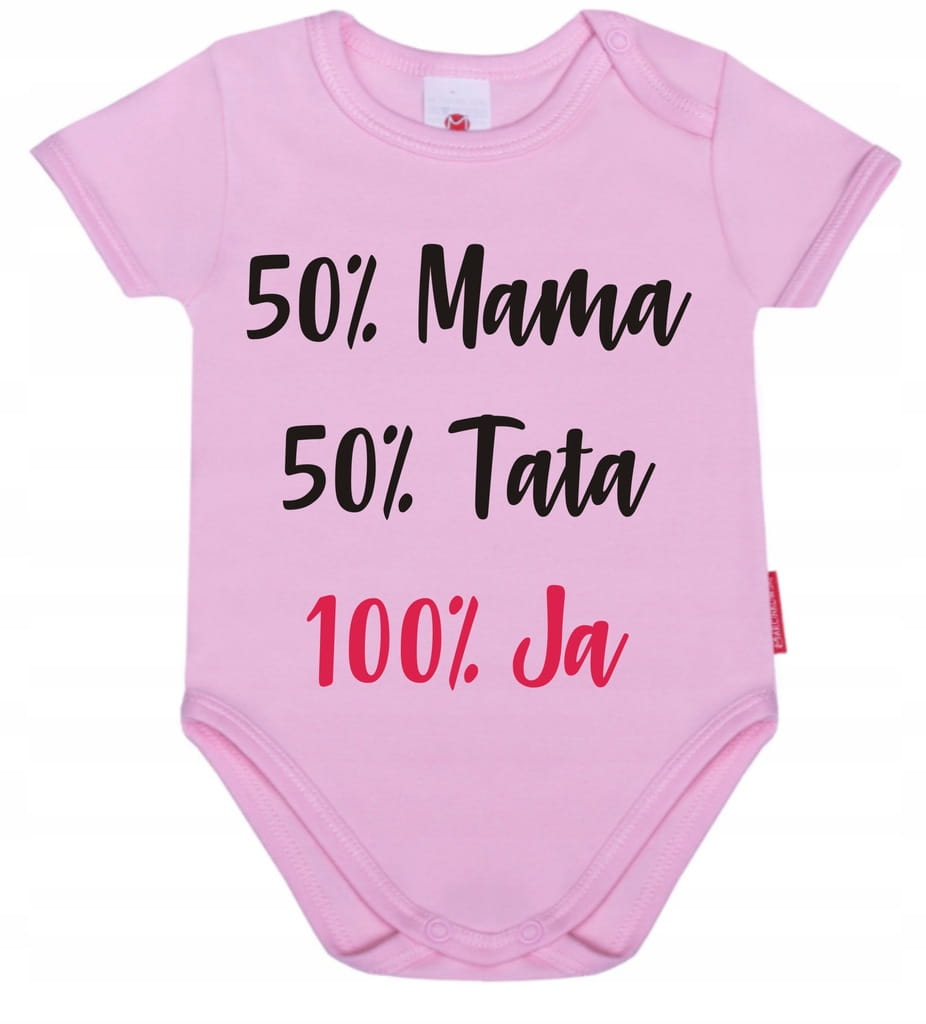 Body niemowlęce 50% mamy 50% taty KOLORY 86cm - obrazek 6