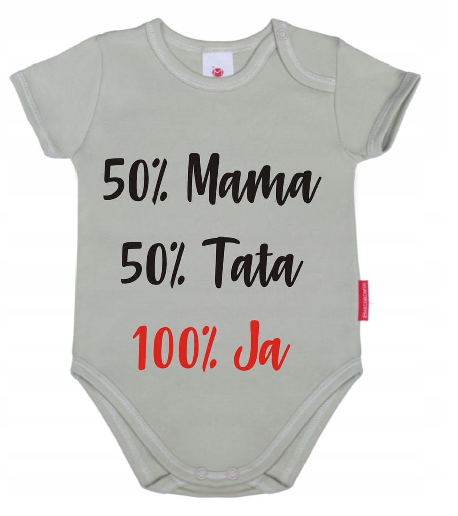 Body niemowlęce 50% mamy 50% taty KOLORY 86cm - obrazek 9