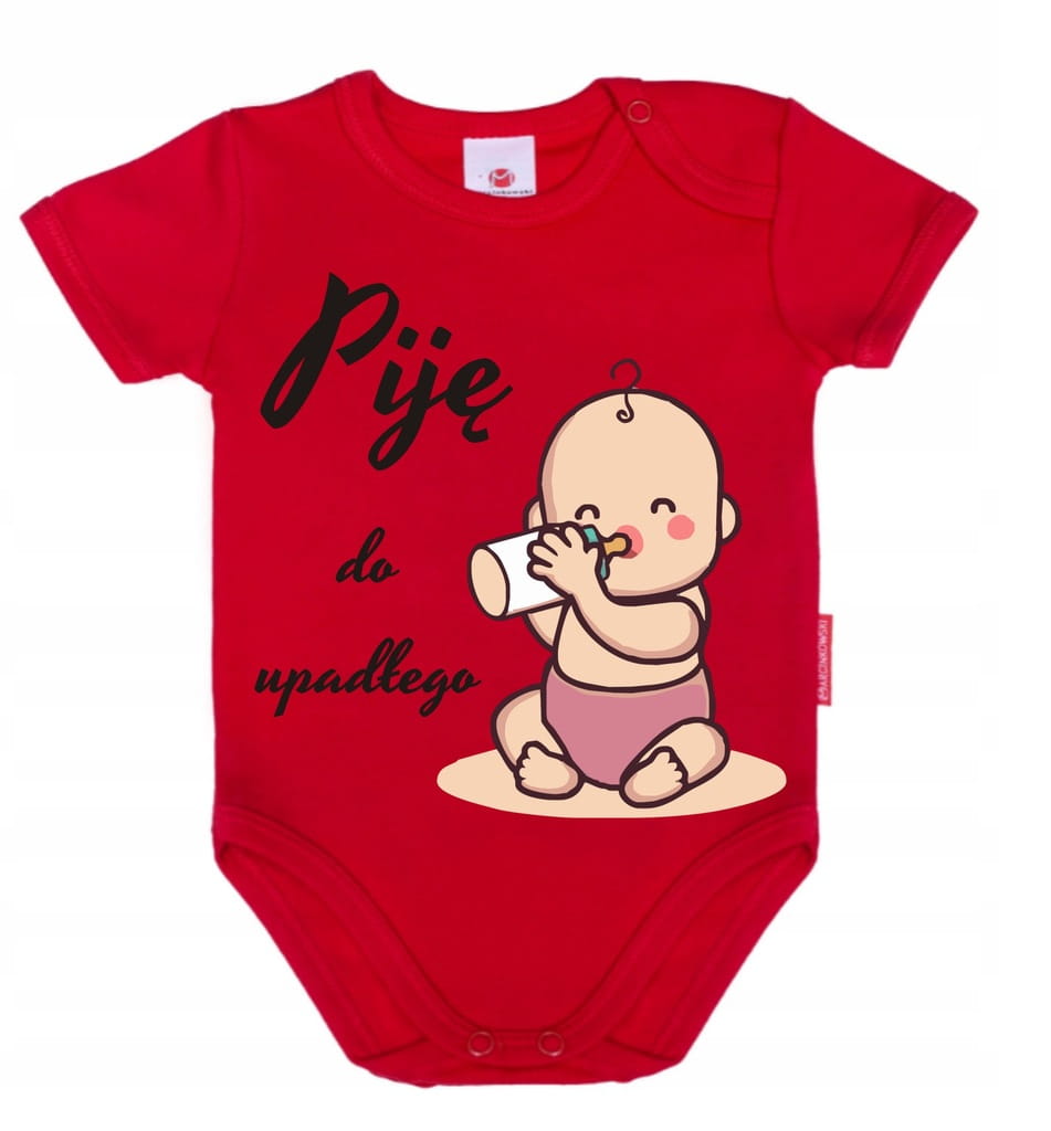 Body niemowlęce 62 cm PIję do upadłego KOLORY - obrazek 10