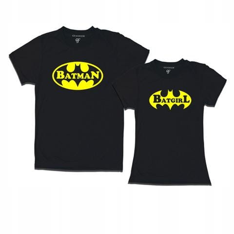 Koszulki dla Niej i dla Niego zestaw Batman Batgir - obrazek 2