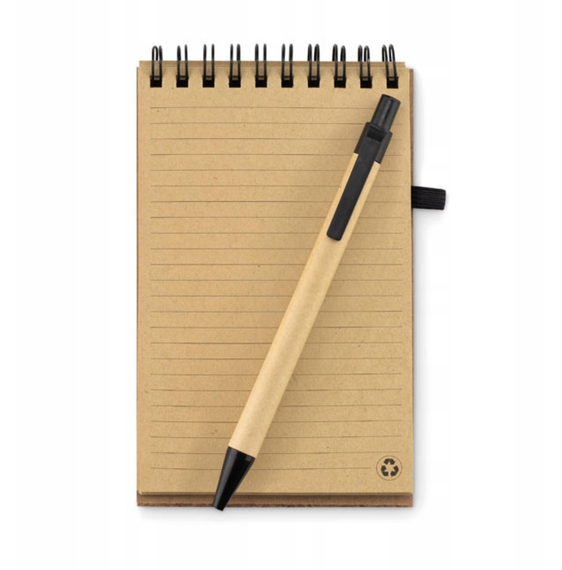 Notes A6 z papieru z recyklingu - czarny + grawer - obrazek 2
