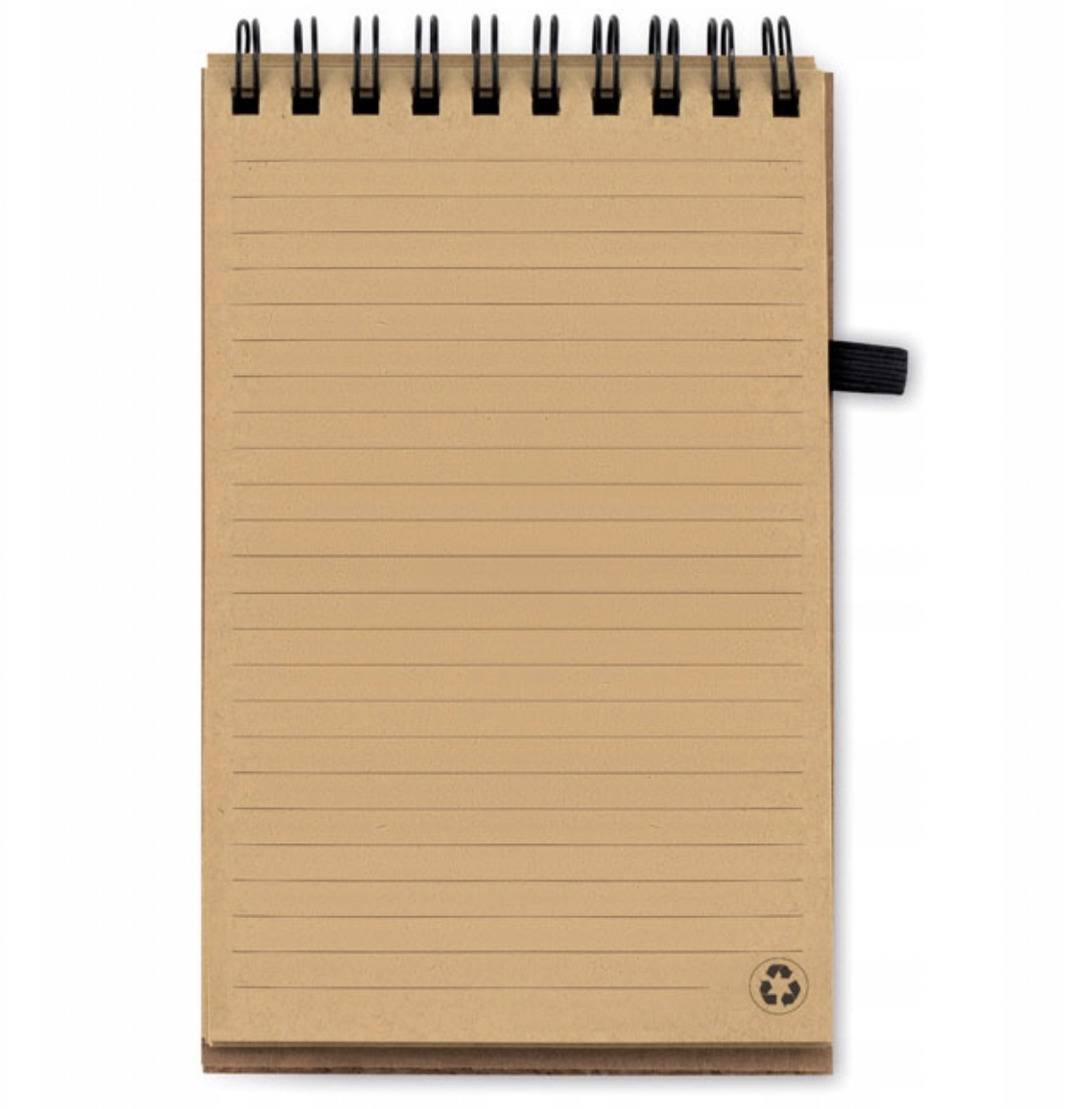 Notes A6 z papieru z recyklingu - czarny + grawer - obrazek 3