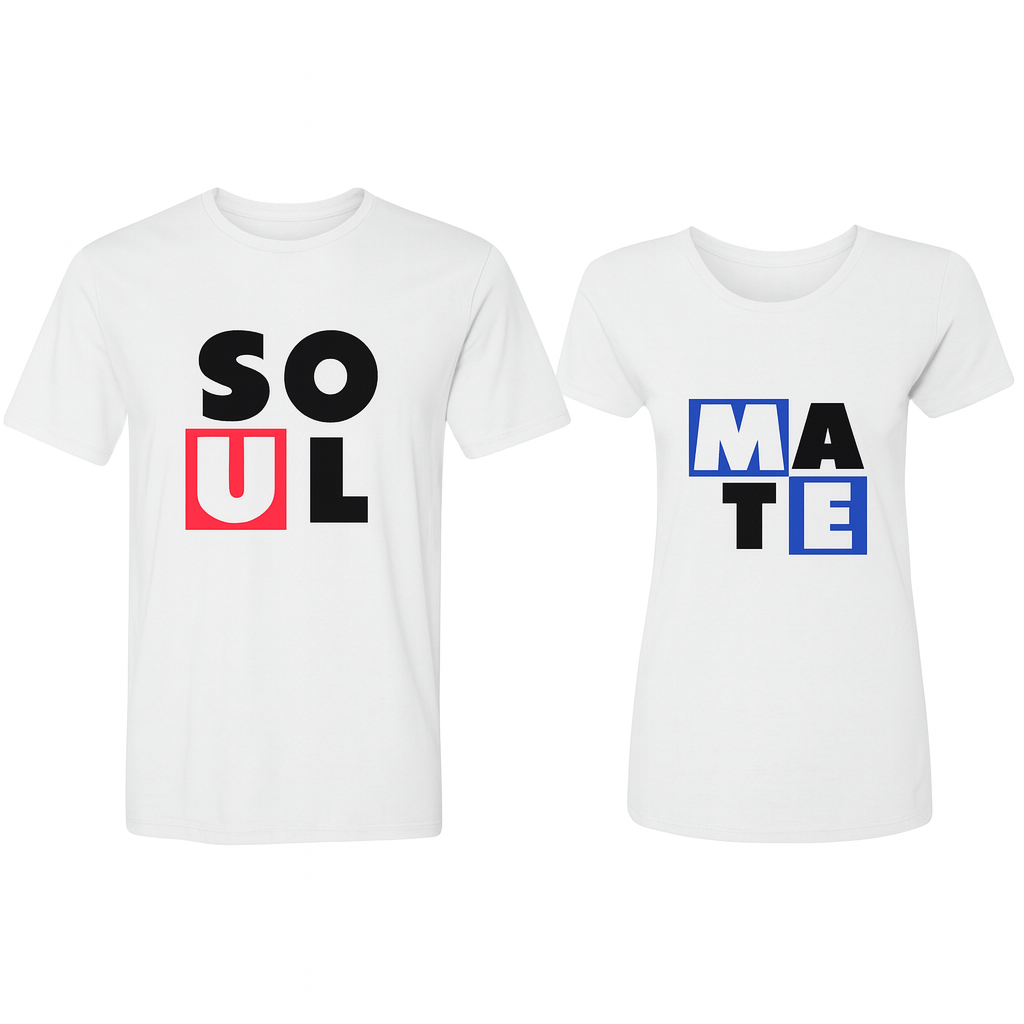 Zestaw koszulek dla Par - Soul Mate