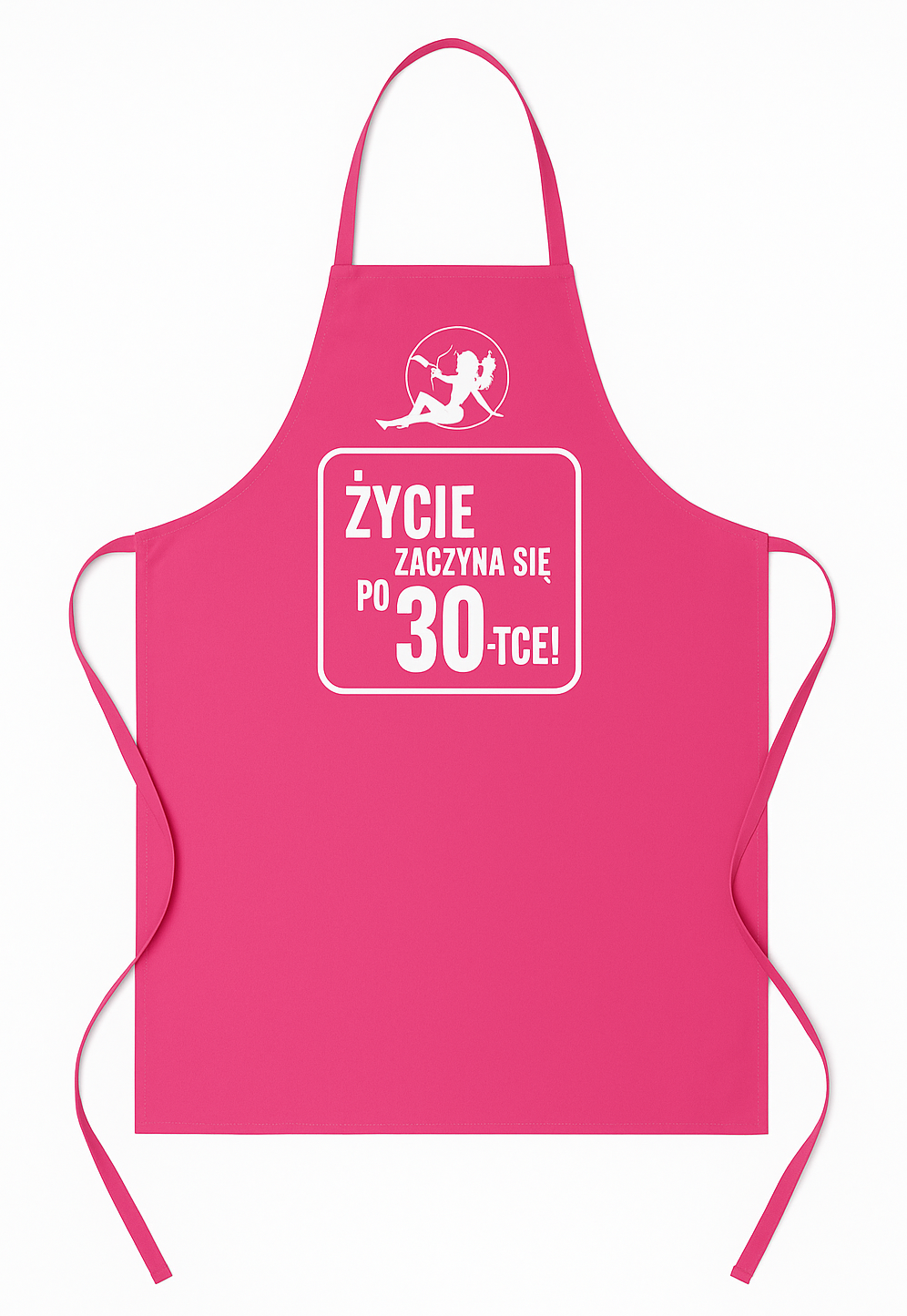 Fartuch kuchenny - Życie zaczyna się po + dowolna liczba