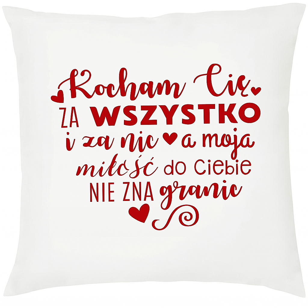 Poduszka - Kocham Cię - Prezent