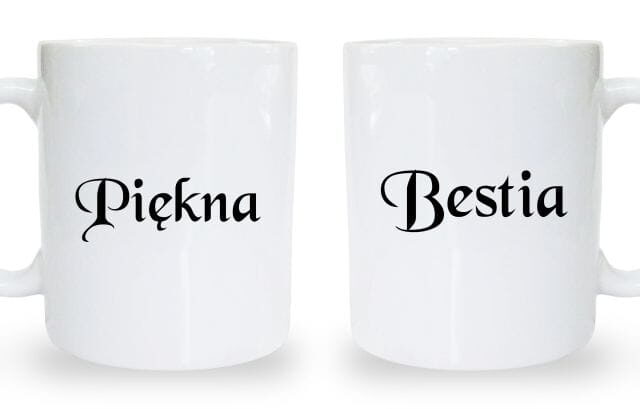 Komplet Kubków - Piękna i Bestia