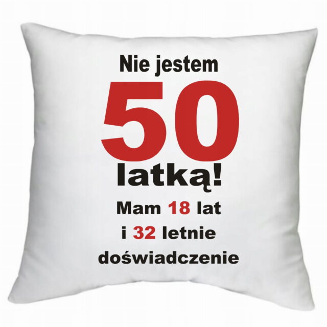Poduszka urodzinowa ~ Dowolny wiek