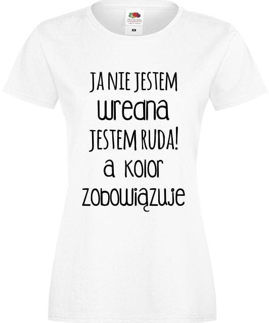 Koszulka damska - Ruda, kolor zobowiązuje!