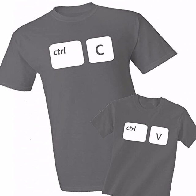 Zestaw 2 Koszulki ~ Ctrl C & Ctrl V
