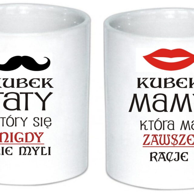 Komplet Kubków dla Rodziców