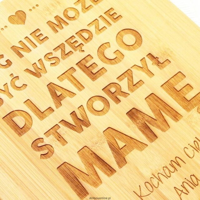 Deska - Bóg nie może być wszędzie, dlatego stworzył Mamę